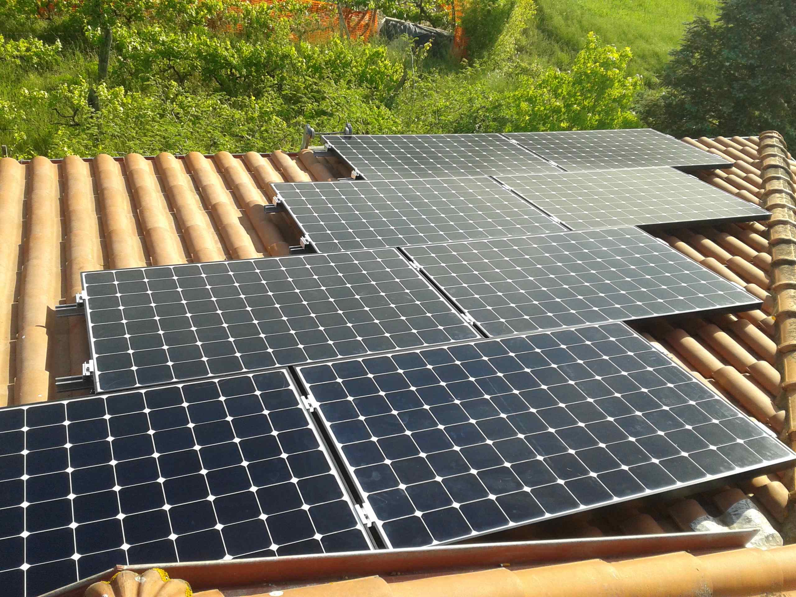 Impianto Fotovoltaico SunPower X21 Castiglion Fiorentino Toscana